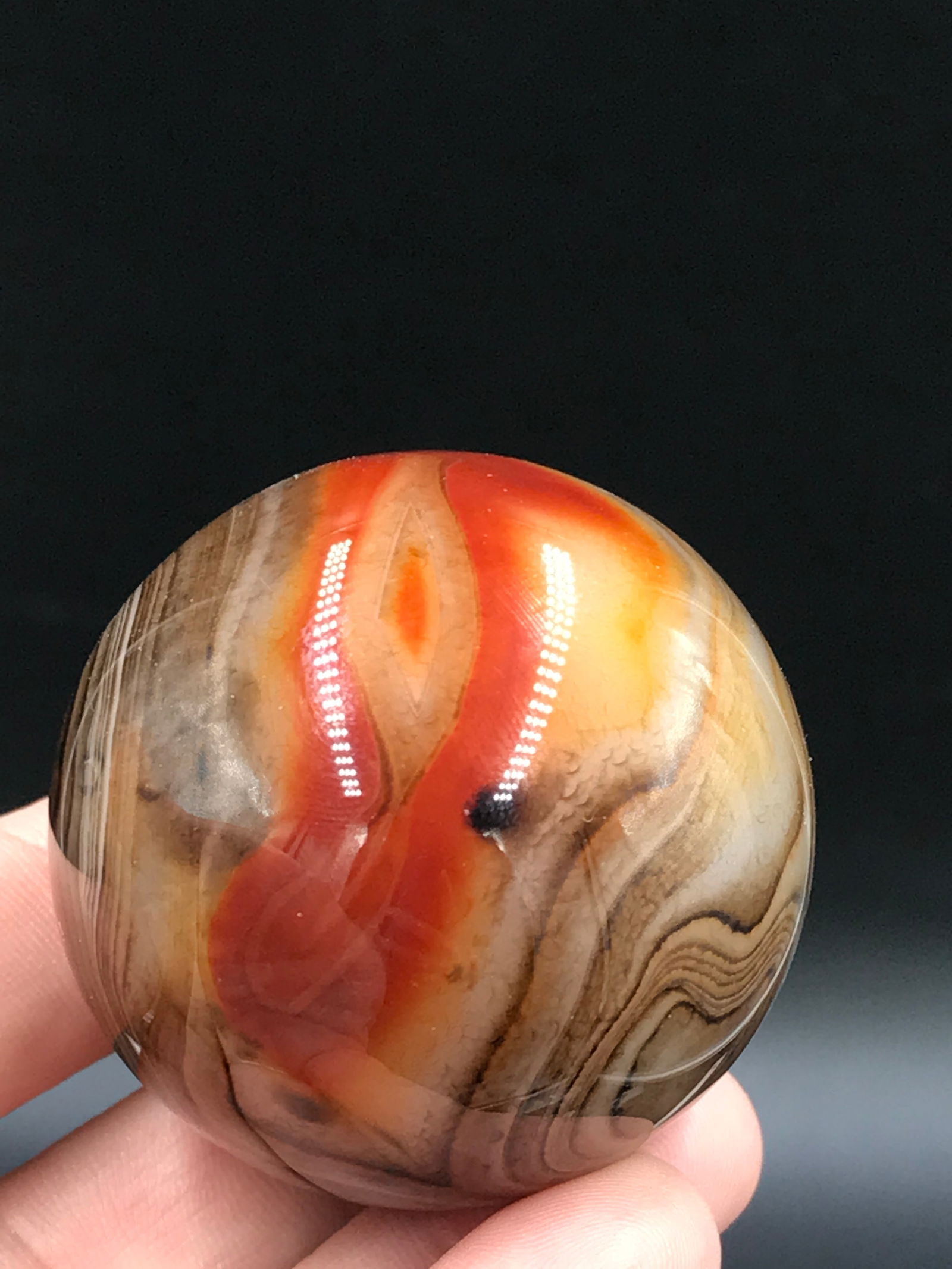 Rock, Crystal, Natural, Decor, Collectible, Carving, Sphere (1 of 4)