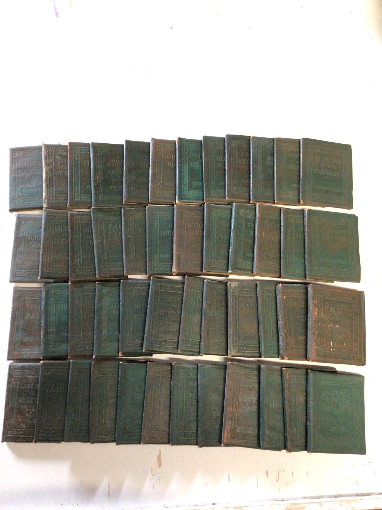 48 little leather library books (1 of 4)