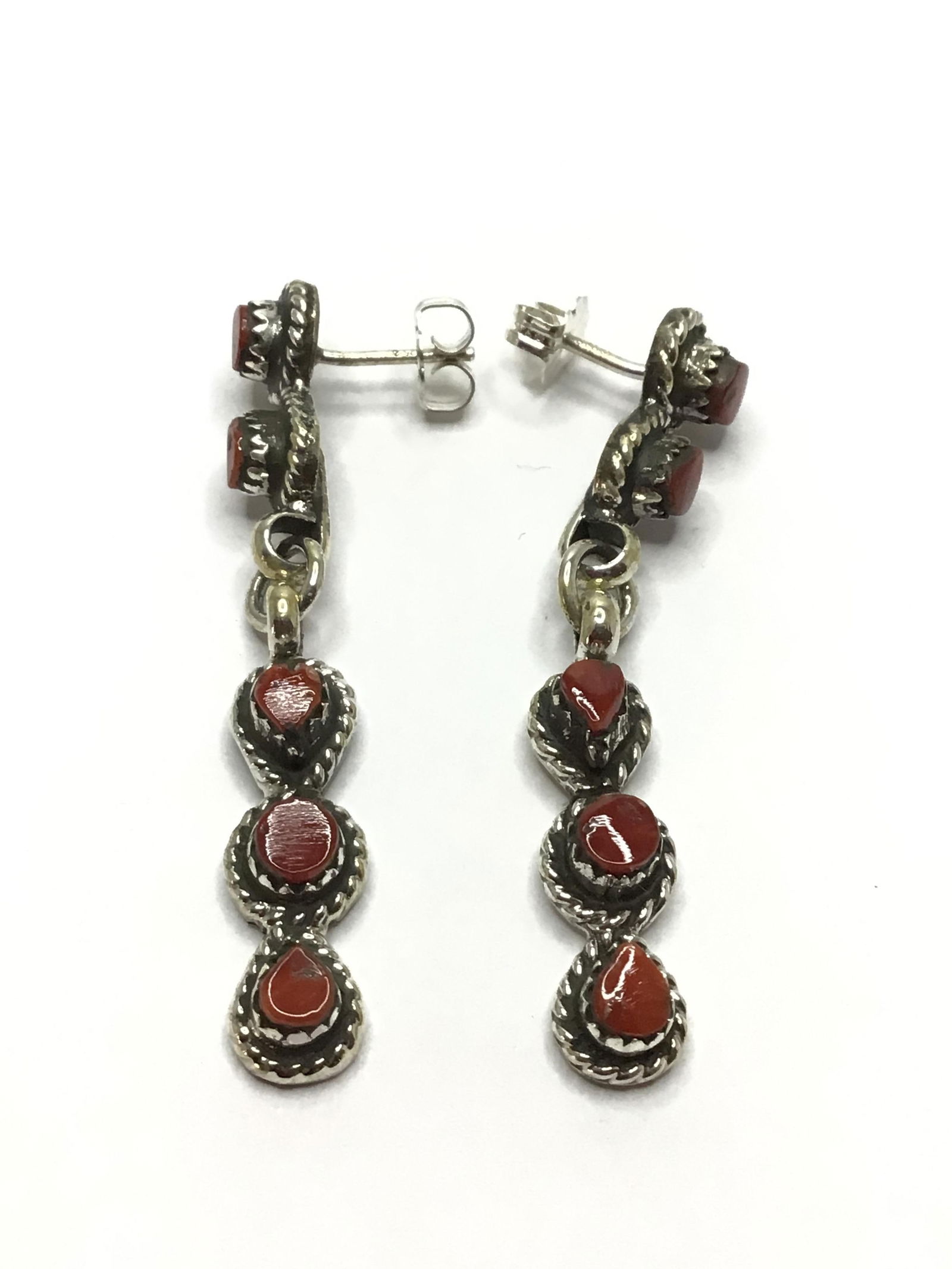 Zuni handmade earrings (1 of 3)