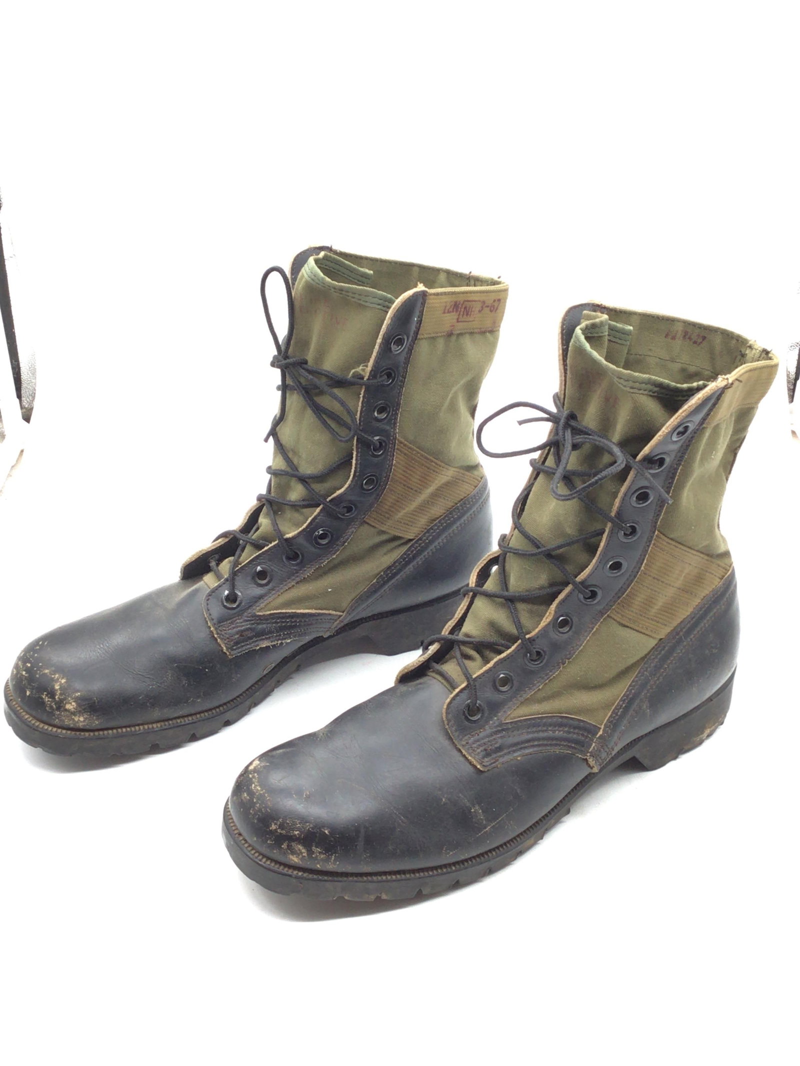 1967 Vietnam Hi-pals jungle boots size 12: 1967 Vietnam Hi-pals jungle boots size 12, Spike protection