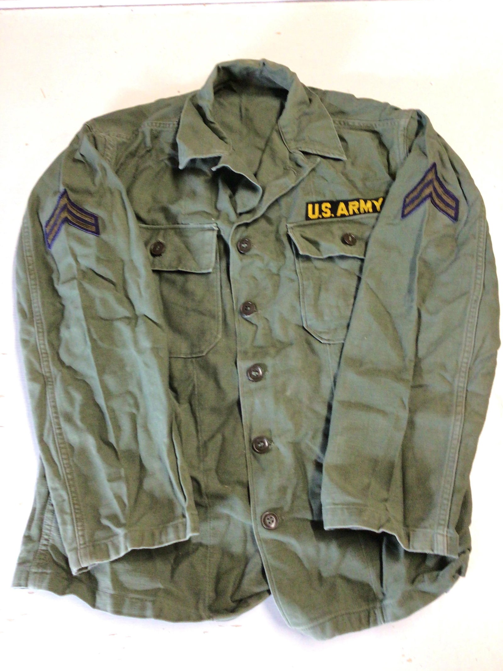 OD green vintage US army corporal jacket (1 of 5)