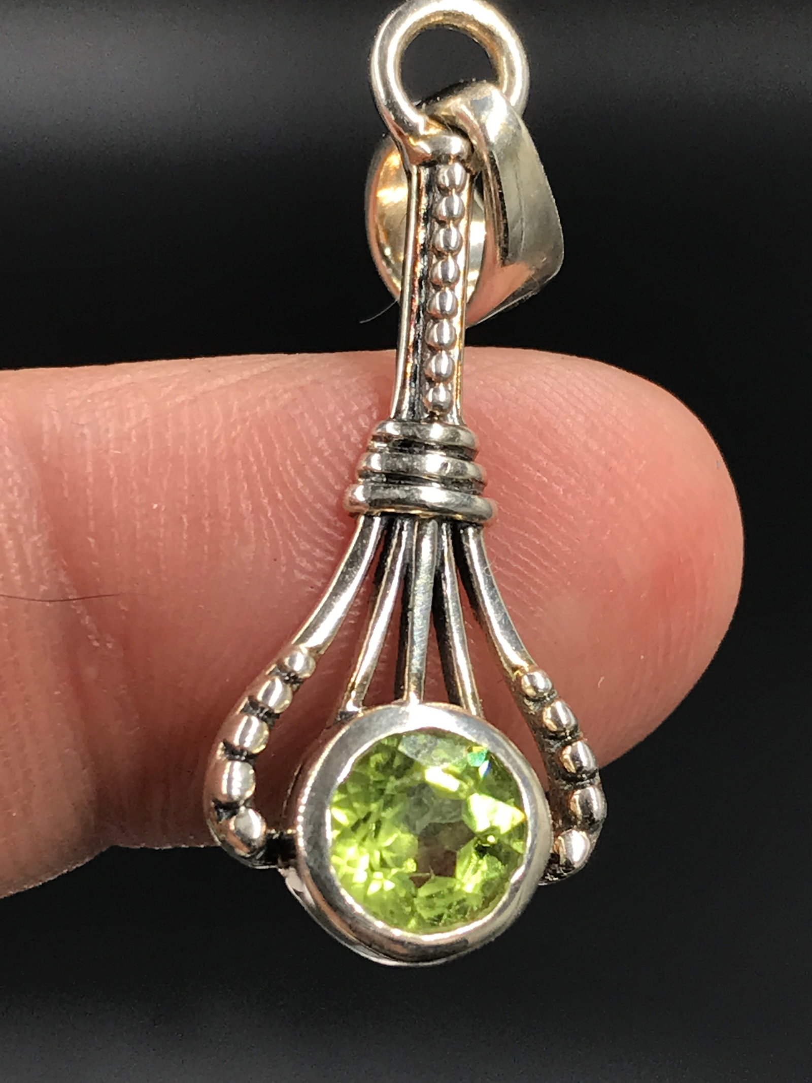 Rock, Crystal, Natural, Jewelry, Pendant, Sterling (1 of 3)