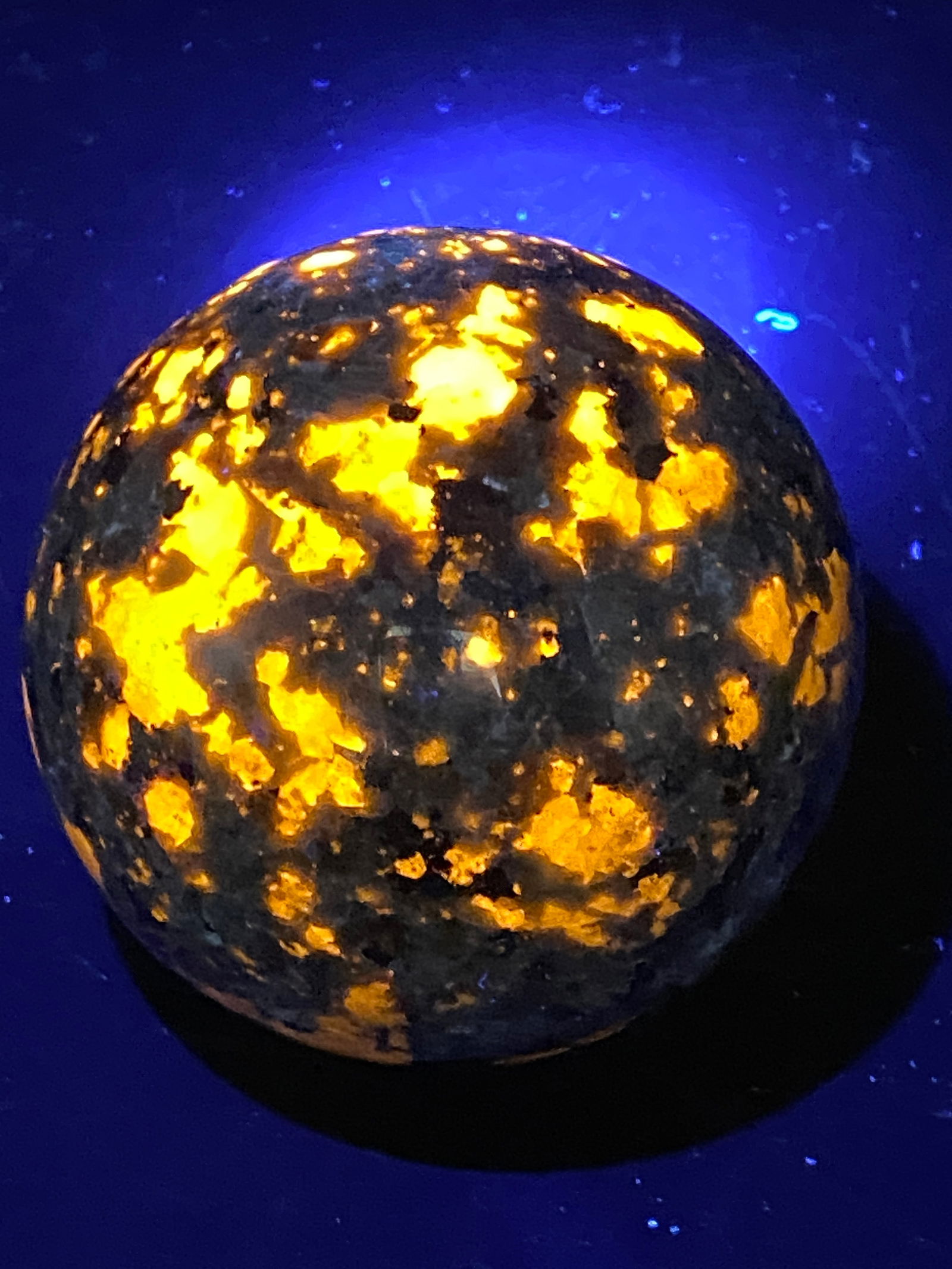 Rock, Crystal, Natural, Decor, Collectible, Carving, Sphere, Fluorescent (1 of 5)