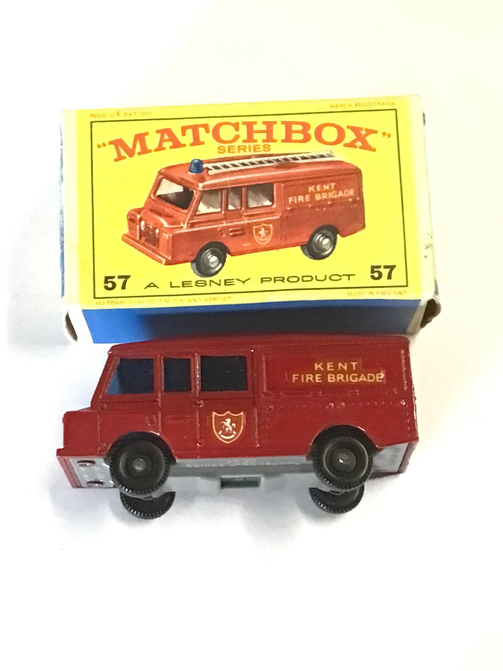 Matchbox Land Rover fire truck (1 of 2)