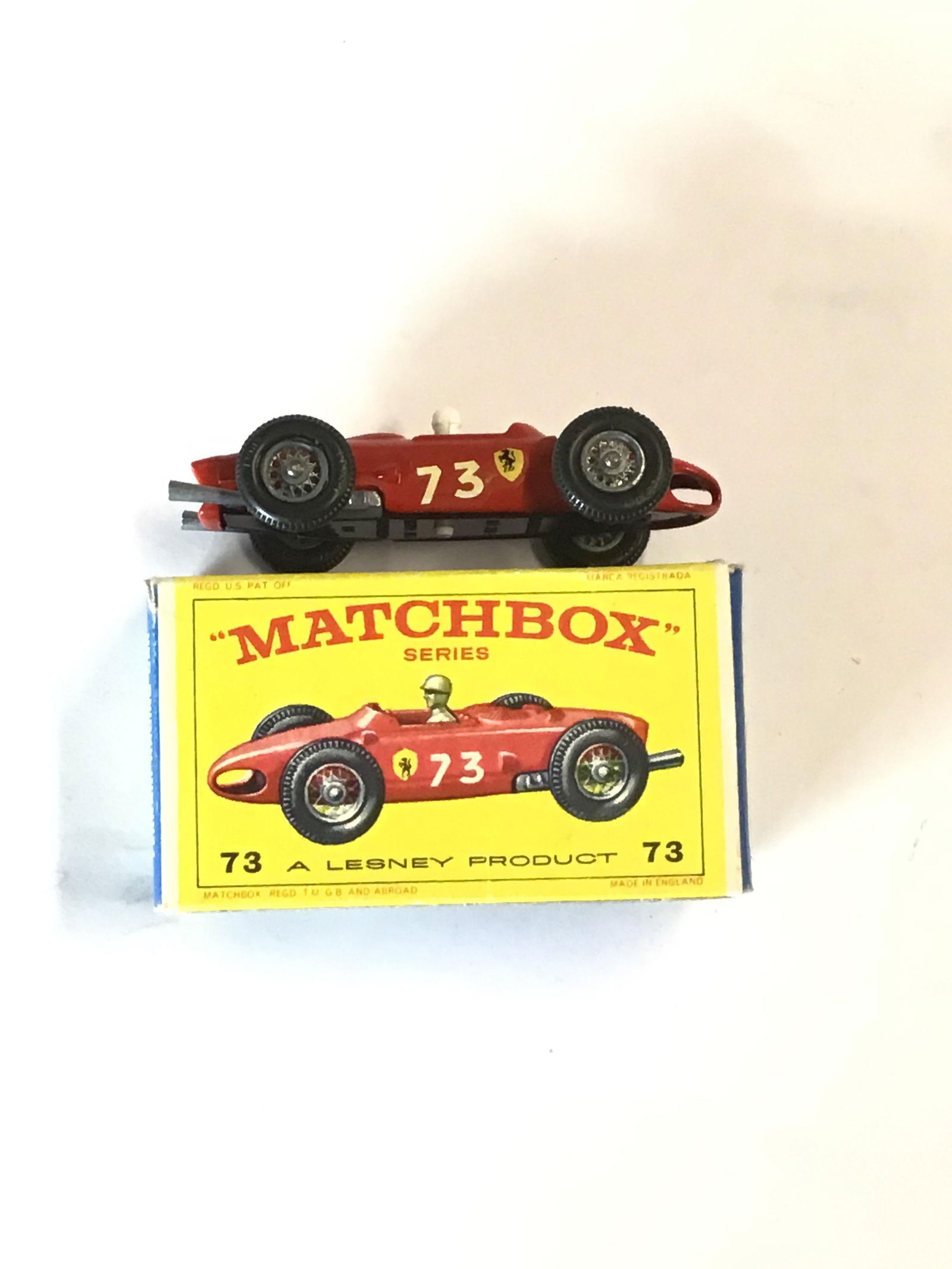 Matchbox vintage Ferrari race car (1 of 4)