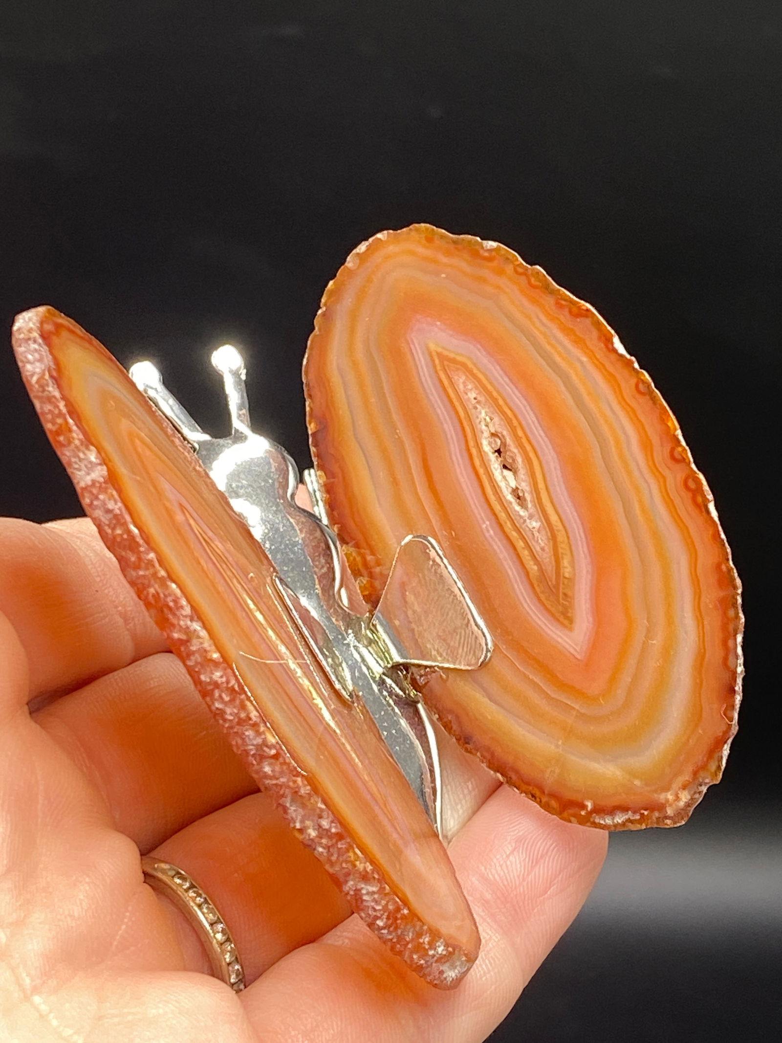 Rock, Crystal, Natural, Decor, Collectible, Carving, Butterfly (1 of 4)