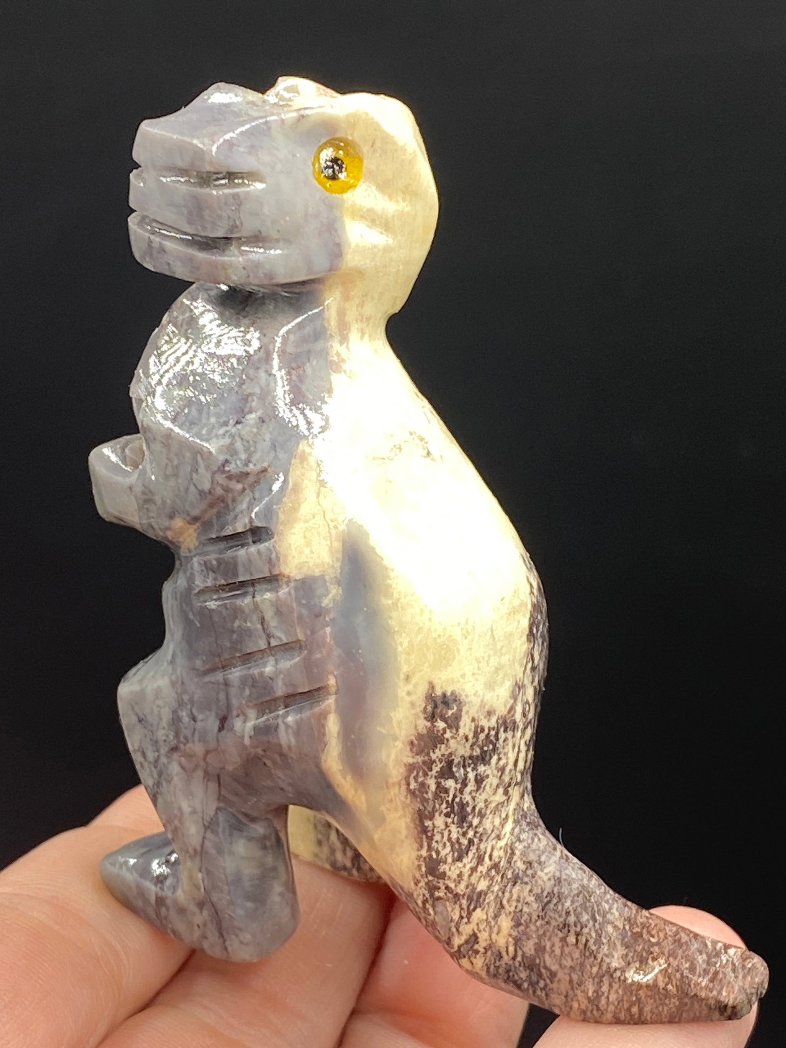Rock, Crystal, Natural, Decor, Collectible, Carving, Dinosaur: Soapstone Dinosaur