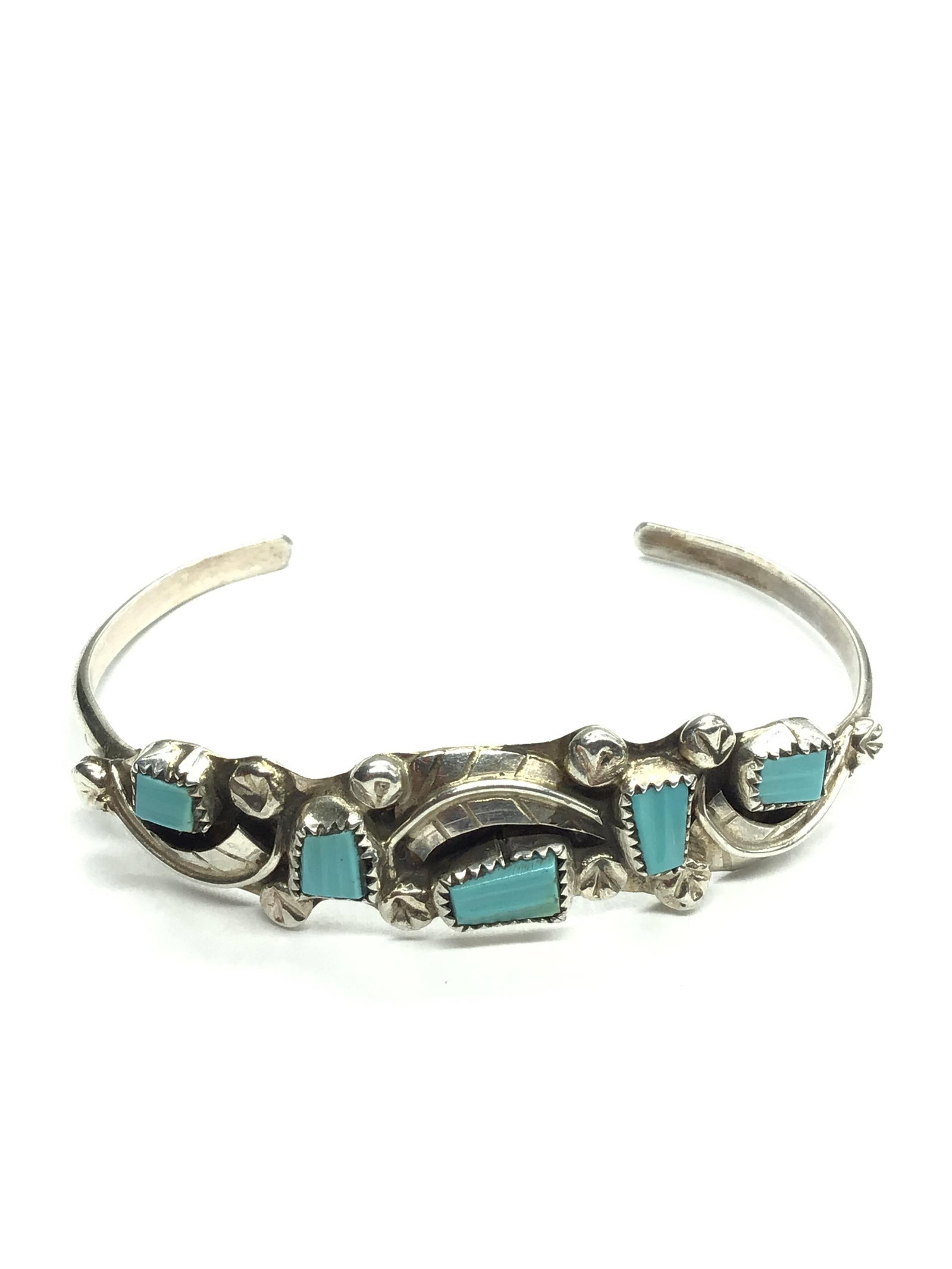 Zuni handmade bracelet cuff (1 of 3)