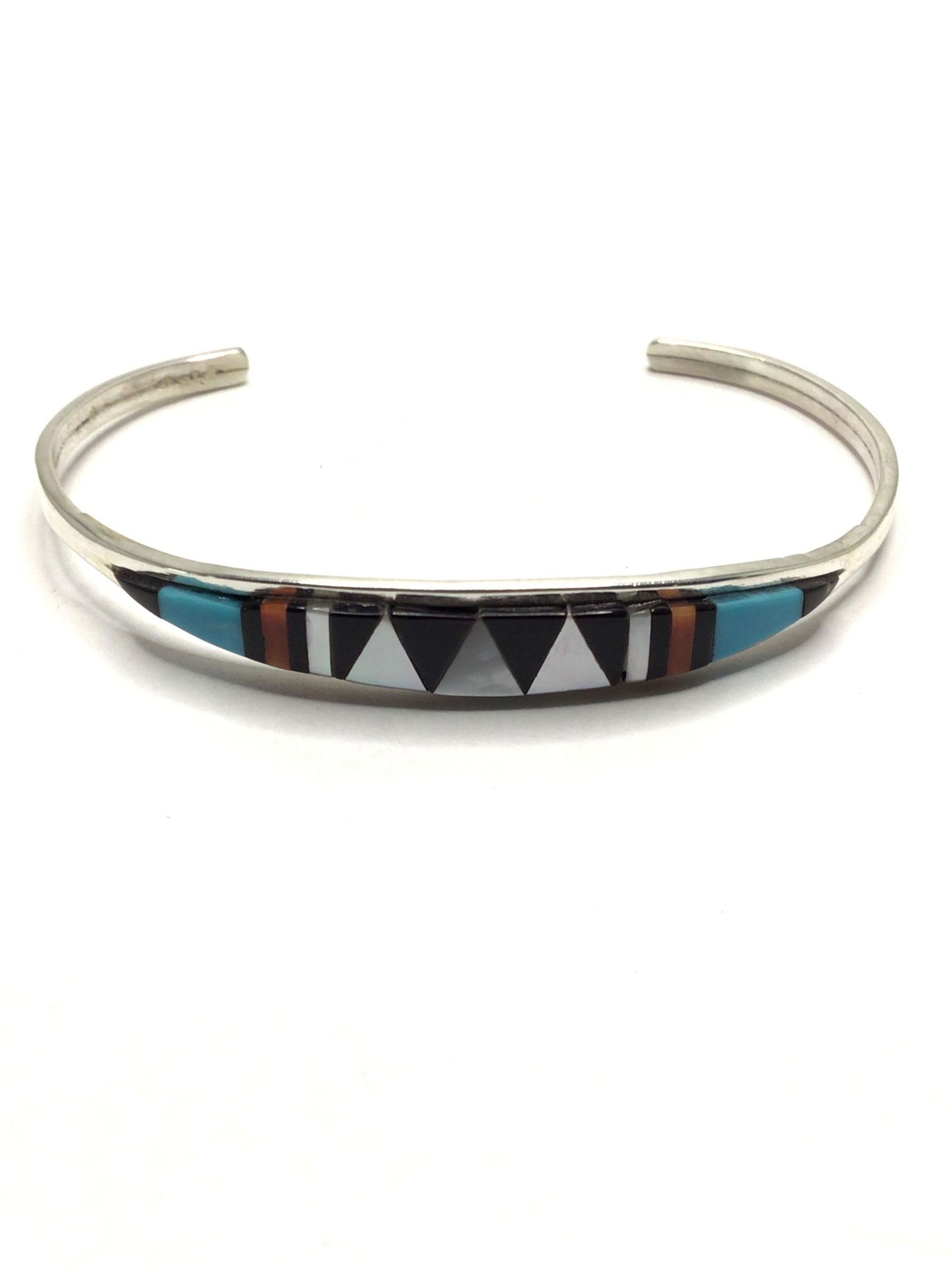 Zuni handmade cuff bracelet (1 of 3)
