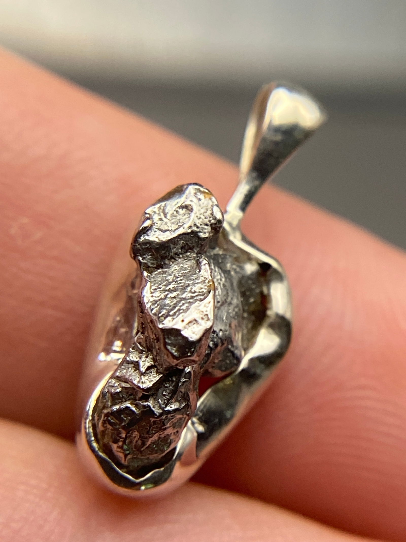Meteorite Sterling Silver Pendant (1 of 4)
