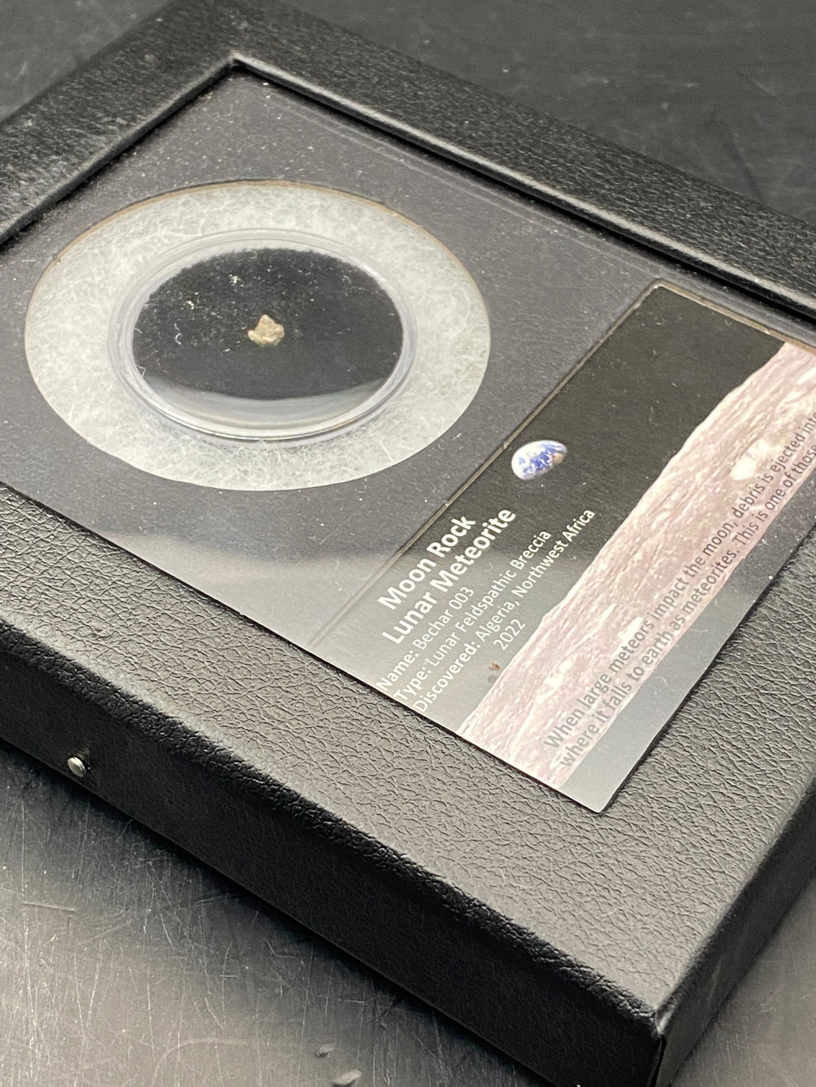 Lunar Meteorite Framed (1 of 4)