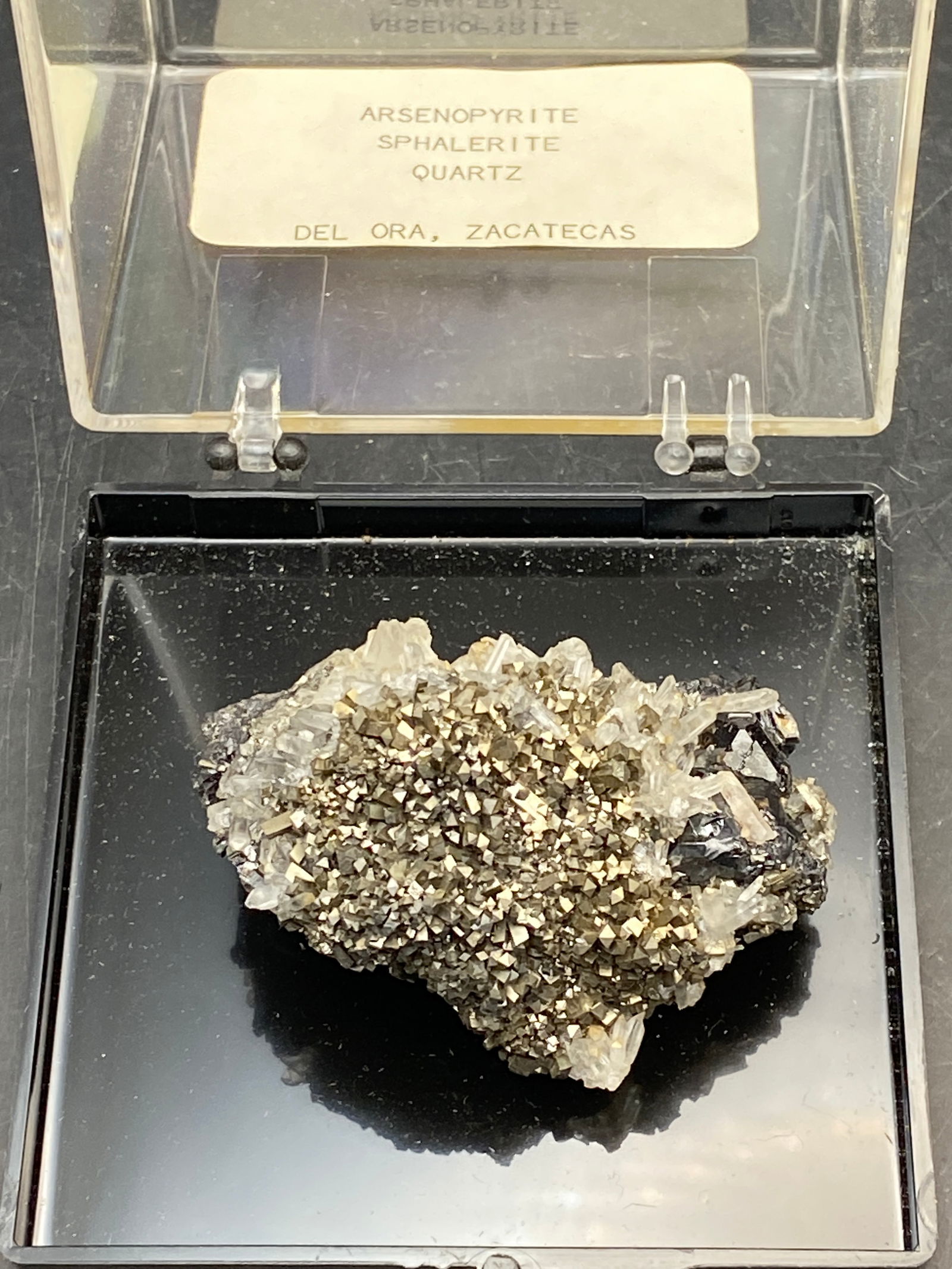 Arsenopyrite Sphalerite Quartz Mexico Charlie Hall Collection (1 of 5)