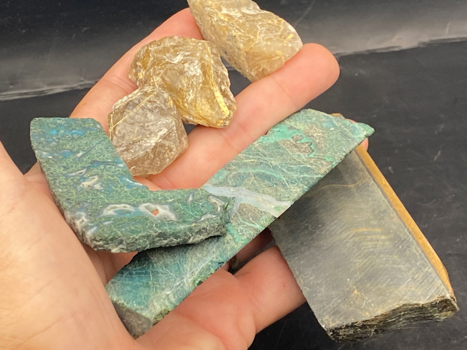 Rock, Crystal, Natural, Collectible, Mineral, Rough, Agate (1 of 6)