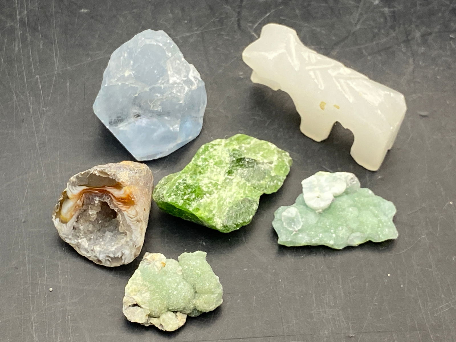 Geode, Rock, Crystal, Natural, Collectible, Mix, Rough (1 of 4)