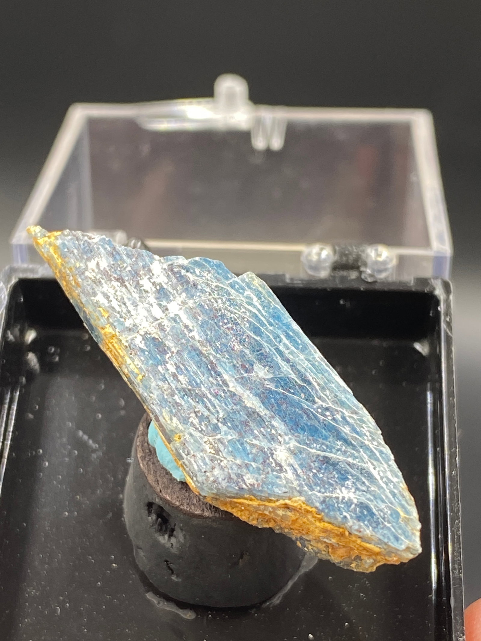 Rock, Crystal, Natural, Collectible, Mineral, Specimen: Blue Kyanite Baker Mountain, Prince Edward, VA