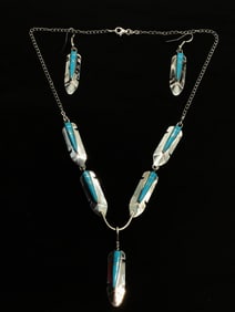 Navajo handmade jewelry set