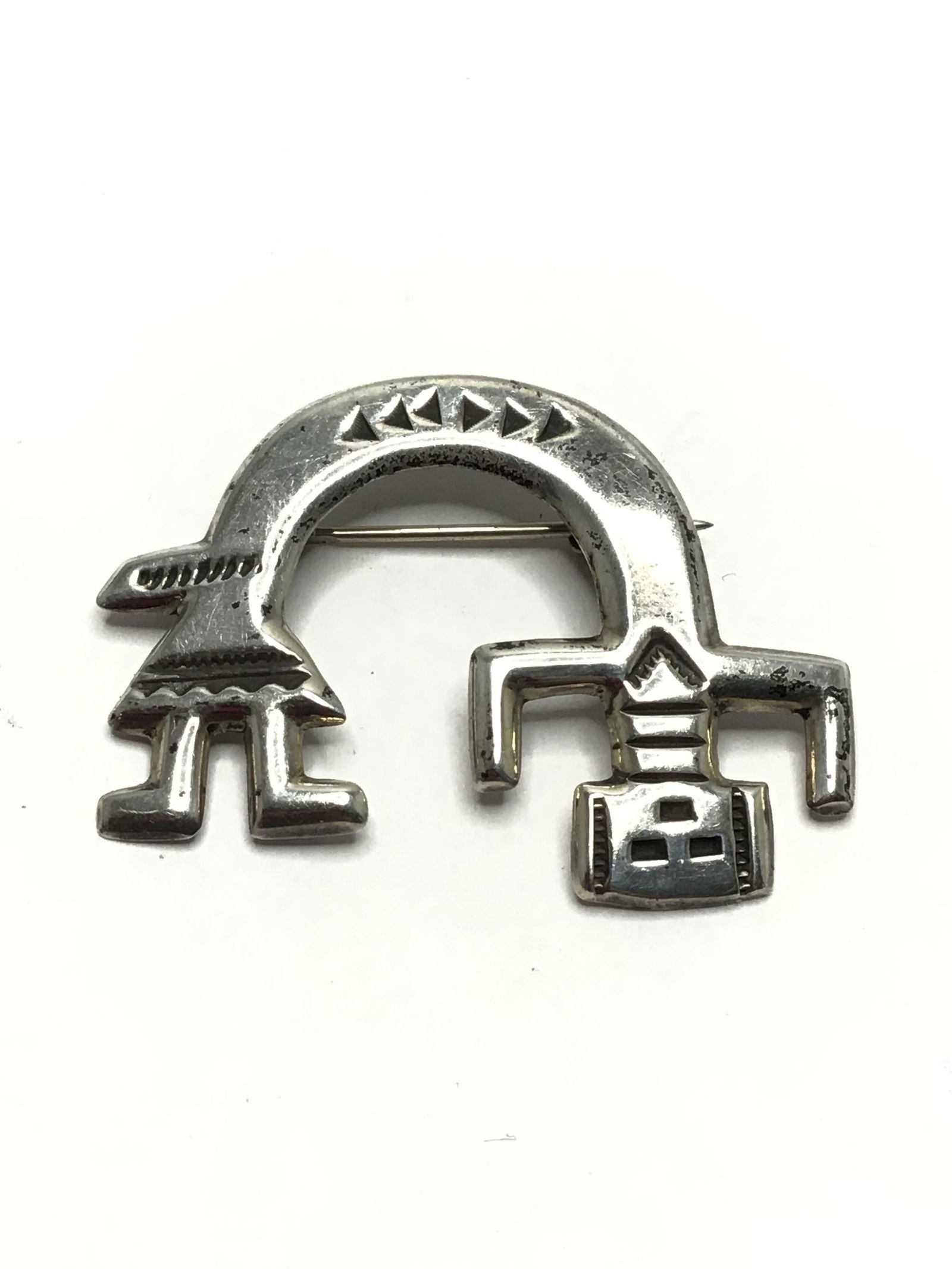 Navajo handmade brooch (1 of 3)