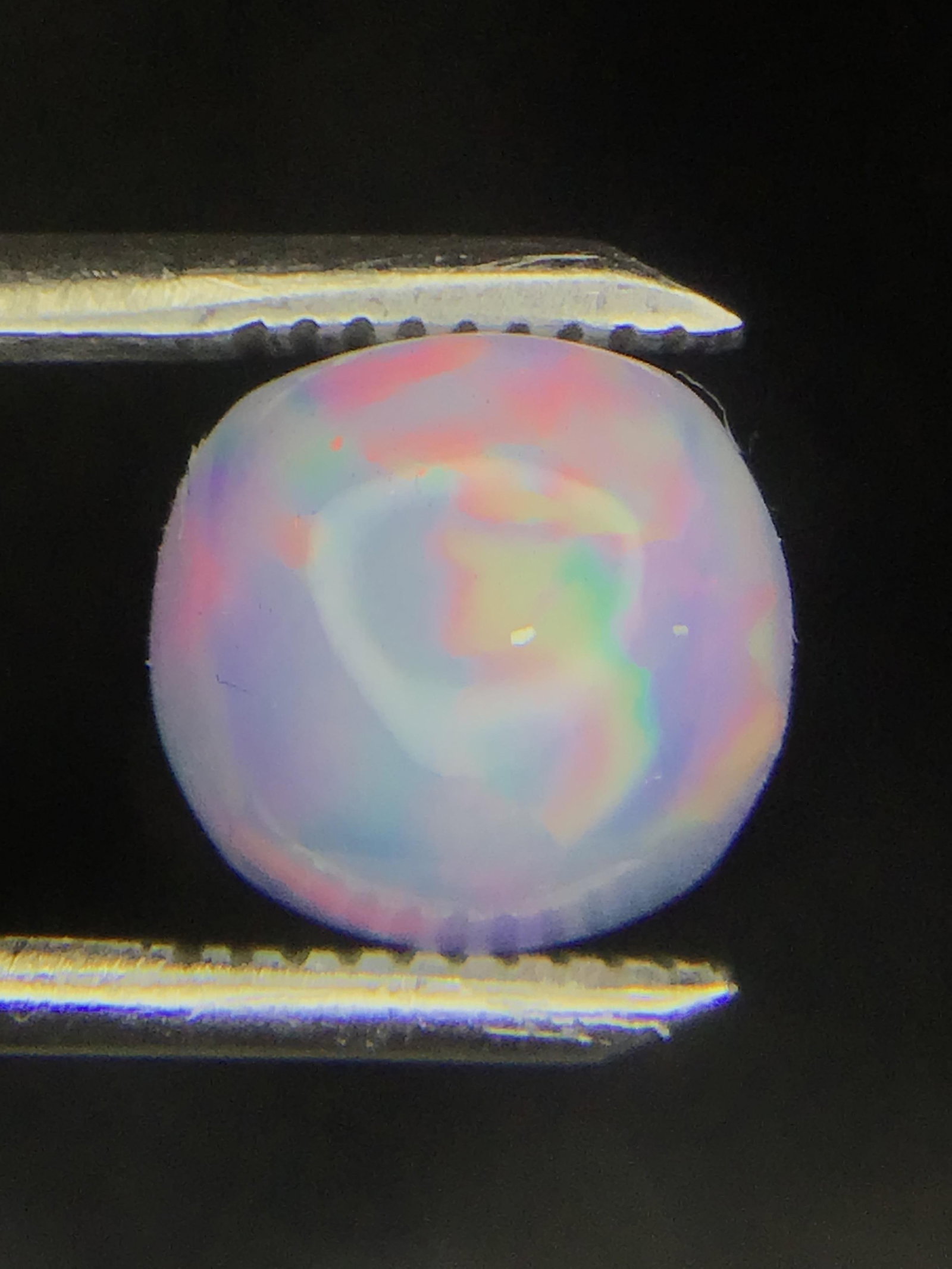 Opal gemstone: Cabachon cut Opal from Ethiopia. 3.00 carats total