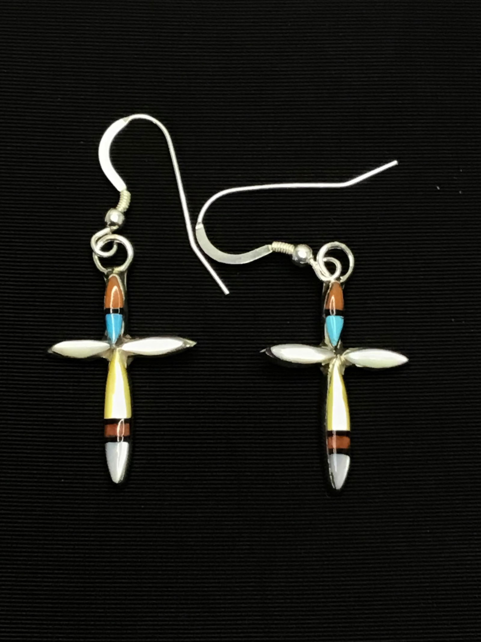 Zuni handmade earrings (1 of 3)