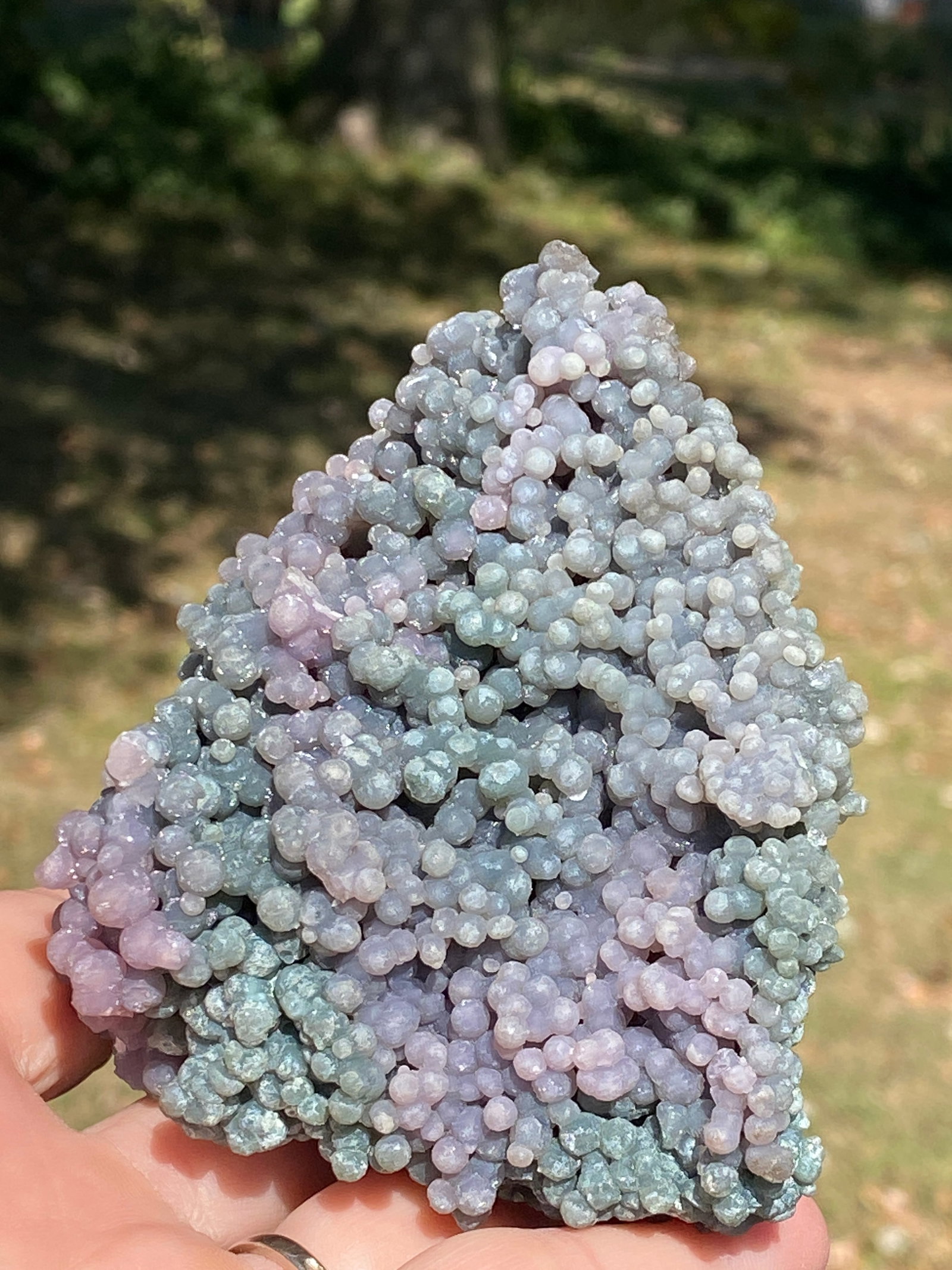 Rock, Crystal, Natural, Collectible, Mineral, Specimen: Grape Agate Indonesia 11oz