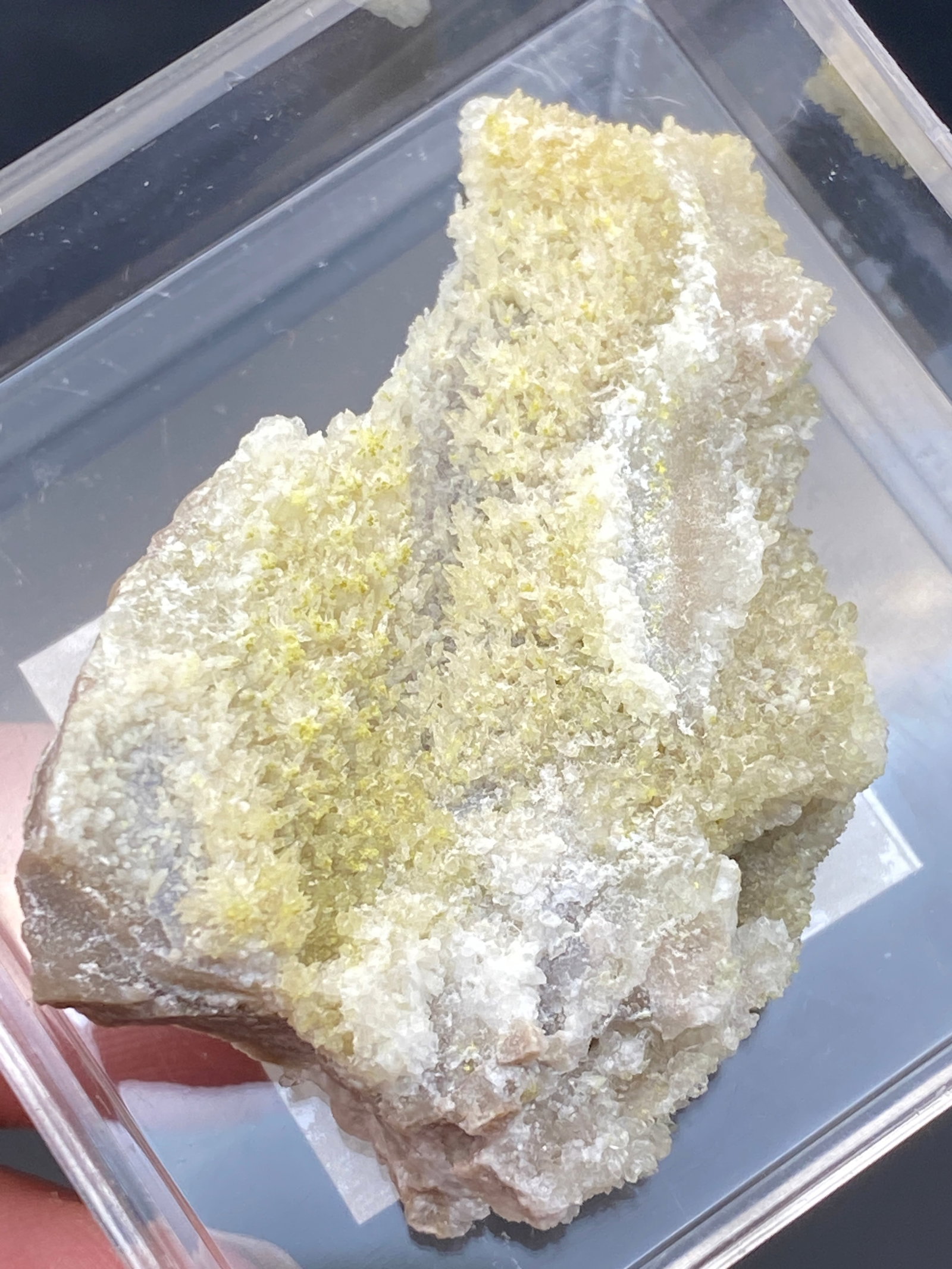 Rock, Crystal, Natural, Collectible, Mineral, Specimen: Carnotite Mexico Charlie Hall Collection
