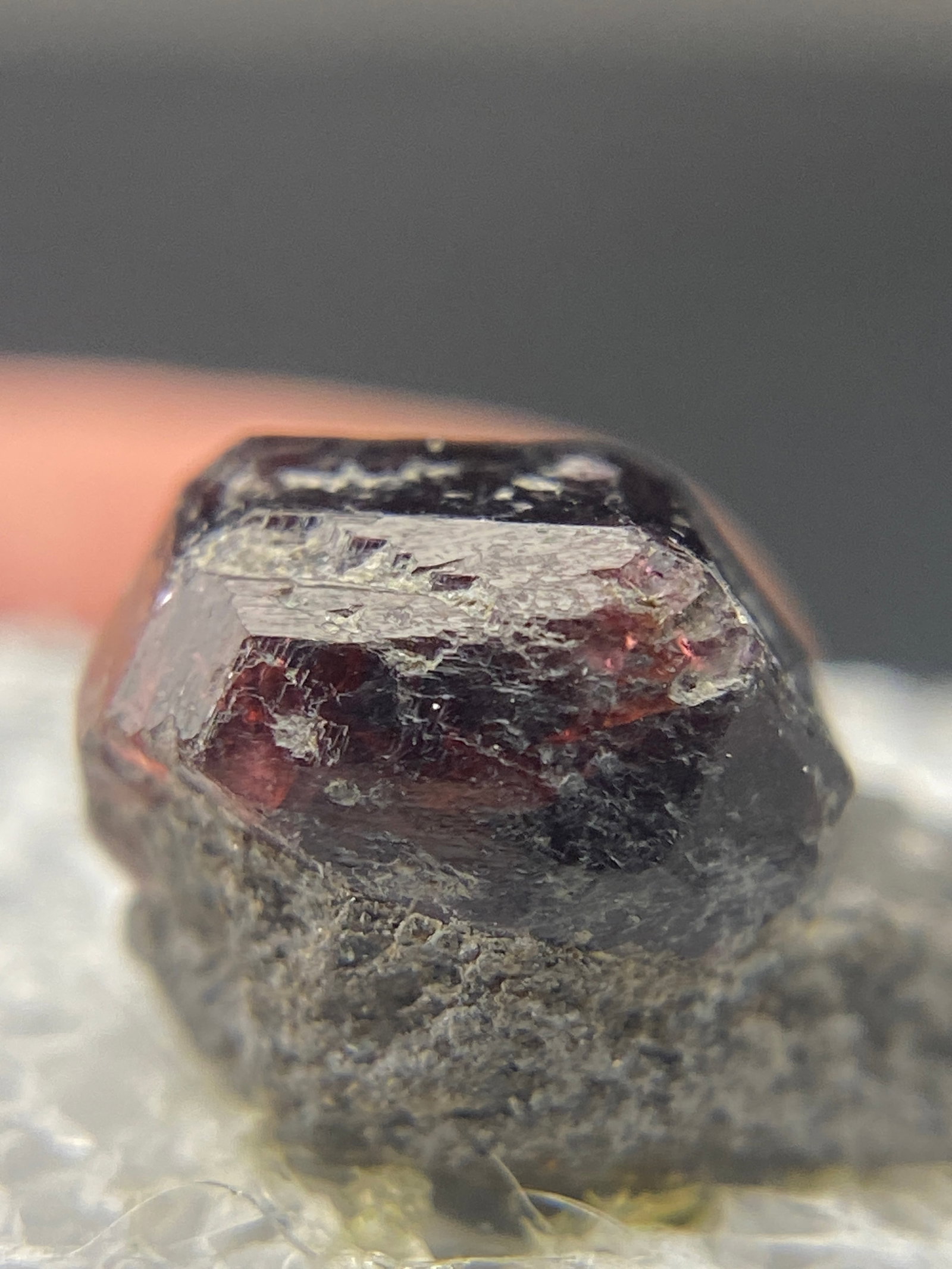 Rock, Crystal, Natural, Collectible, Mineral, Specimen: Garnet Mithof Island Bella Vista Claim, AK Charlie Hall Collection