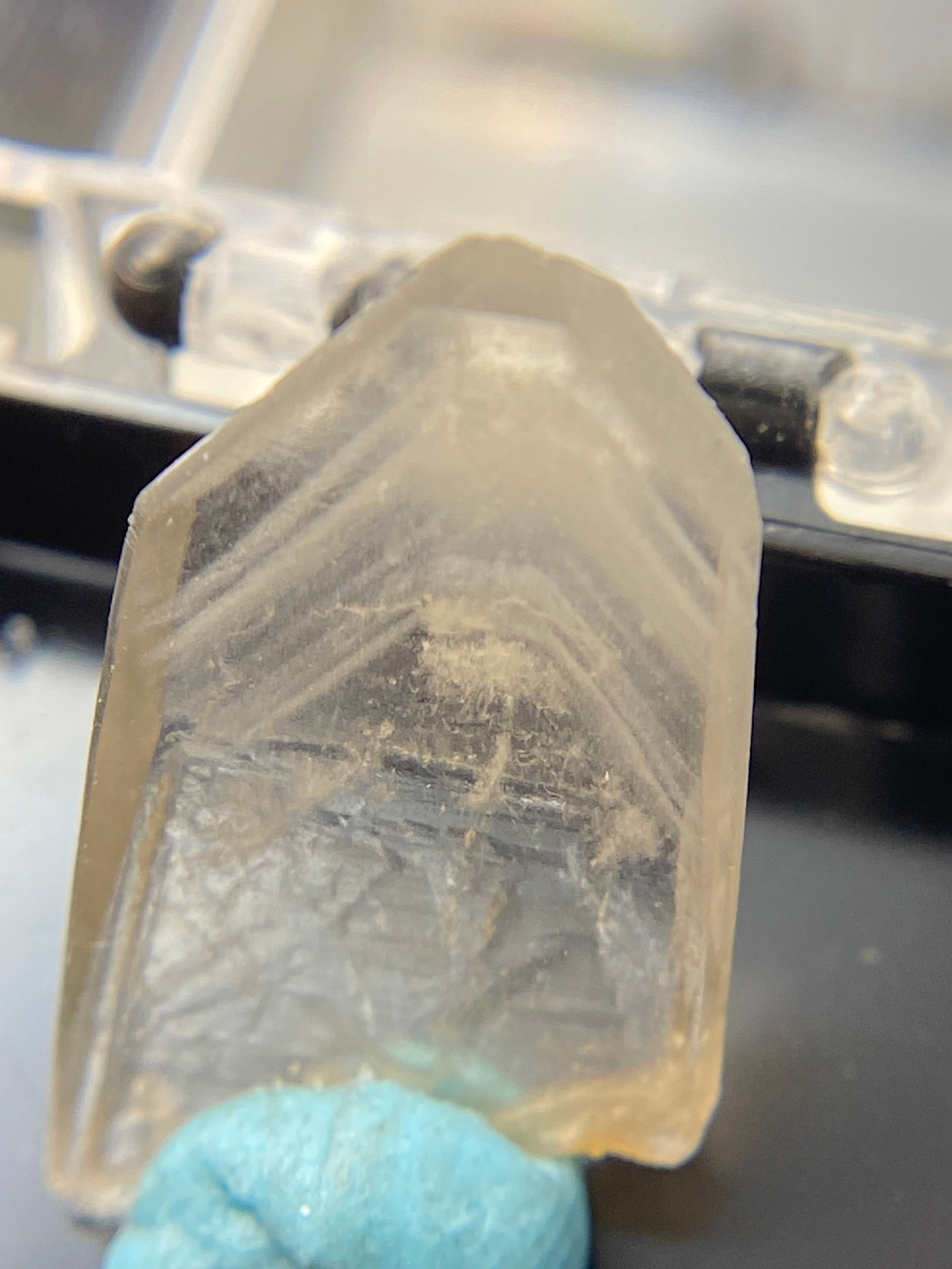 Rock, Crystal, Natural, Collectible, Mineral, Specimen: Quartz Phantom Quartzsite, AZ Charlie Hall Collection