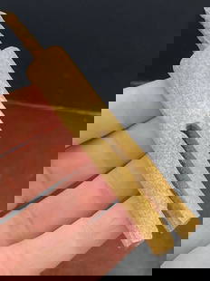 Artifact, Rock, History, Collectible, Tool,: Artifact: Spear Tip Bone/Wood/Metal Alaska 1800s