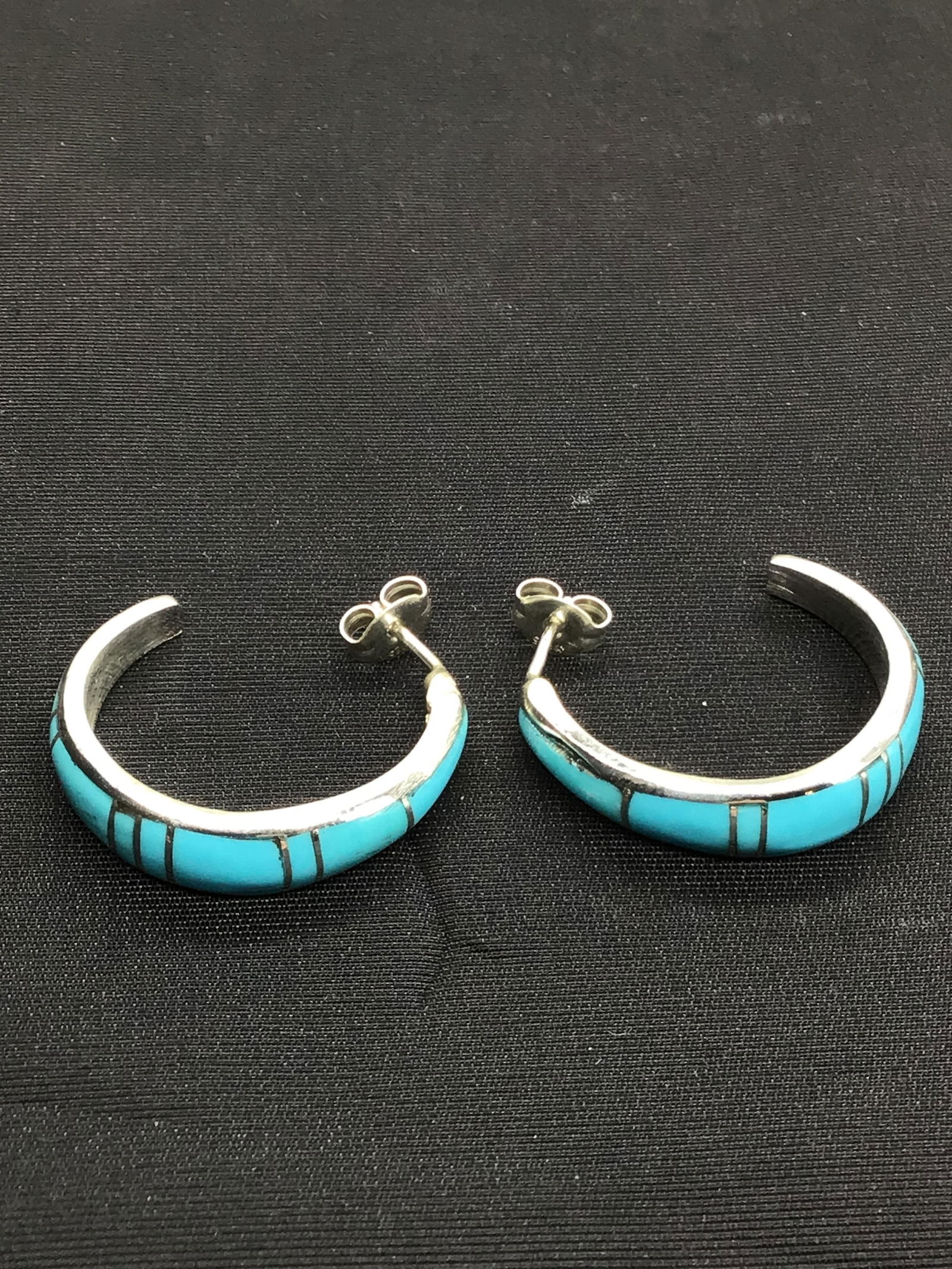 Zuni handmade earrings (1 of 3)