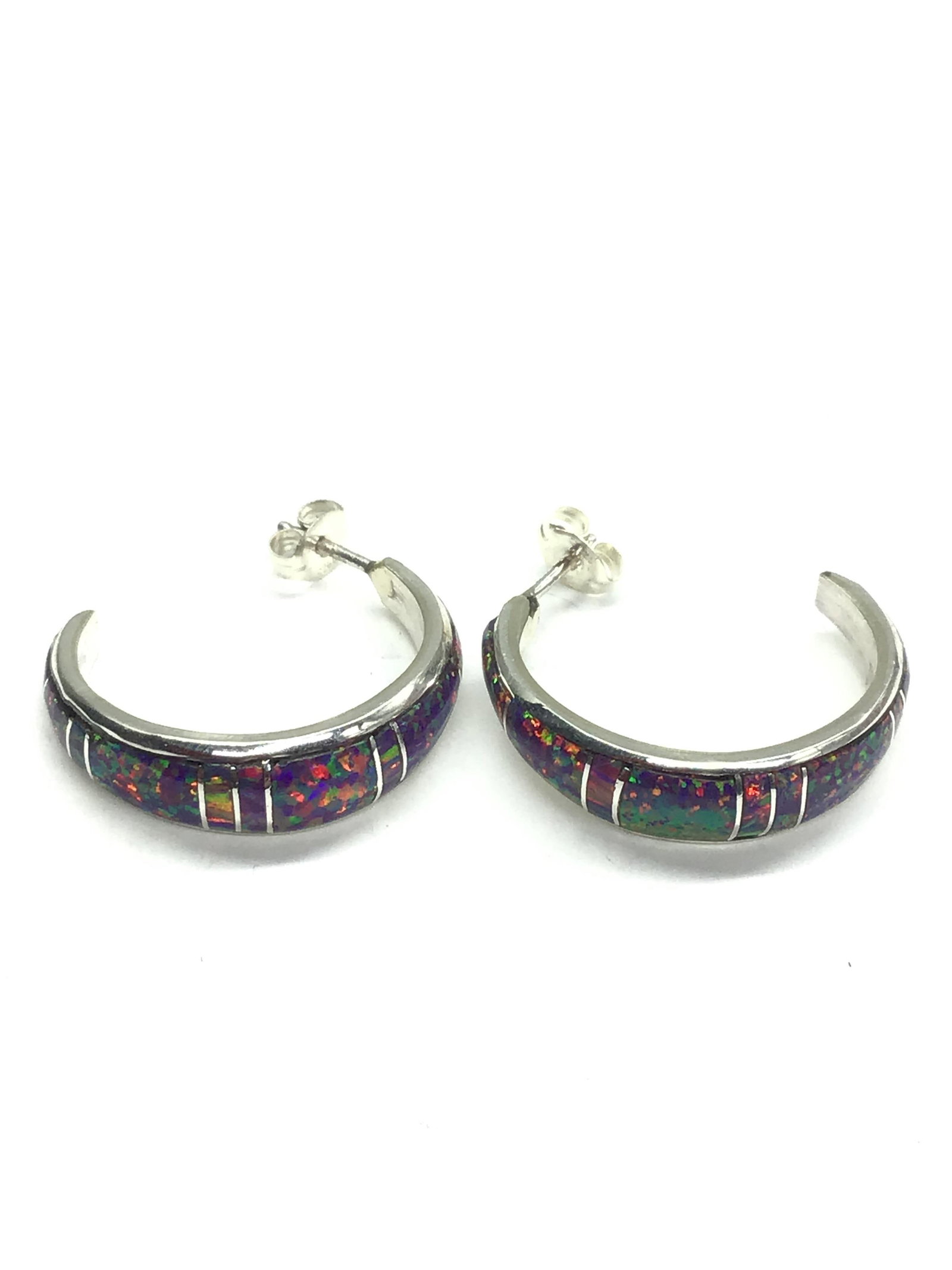 Zuni handmade earrings (1 of 2)