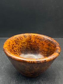Wood, Bowl, Natural, Decor, Collectible