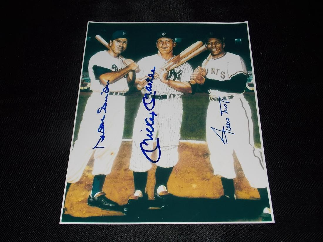Mickey Mantle Willie Mays Duke Snider (1 of 1)