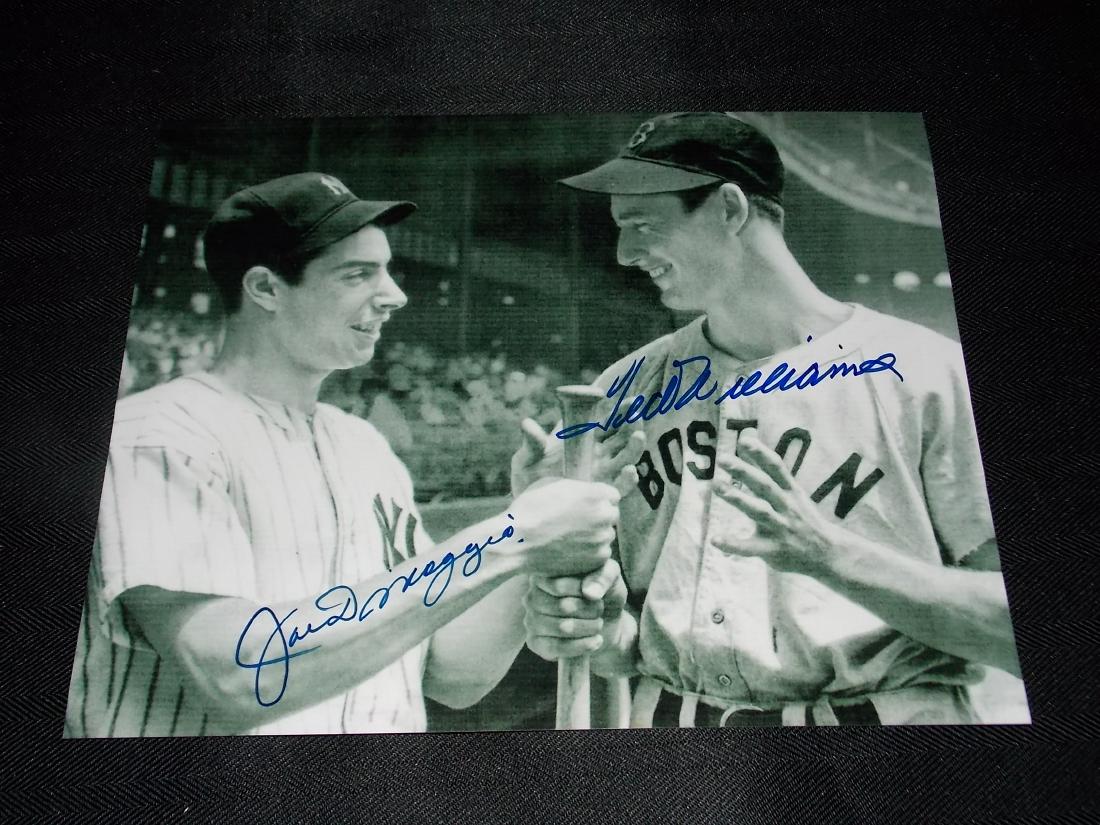 Joe DiMaggio & Ted Williams Autograph (1 of 1)