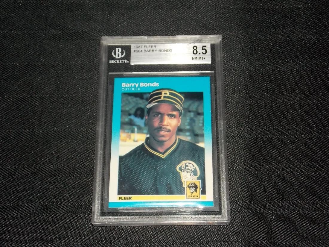 1987 Fleer Barry Bonds Beckett Graded (1 of 1)