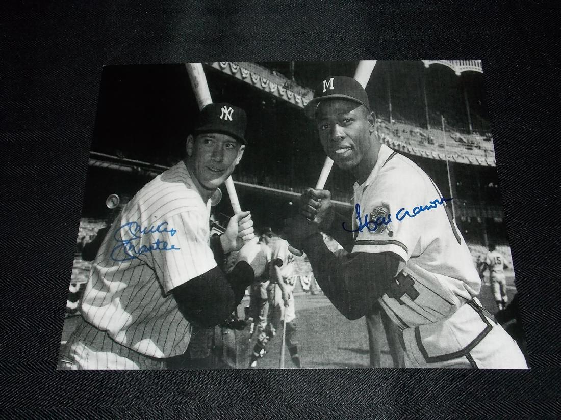 Mickey Mantle & Hank Aaron (1 of 1)