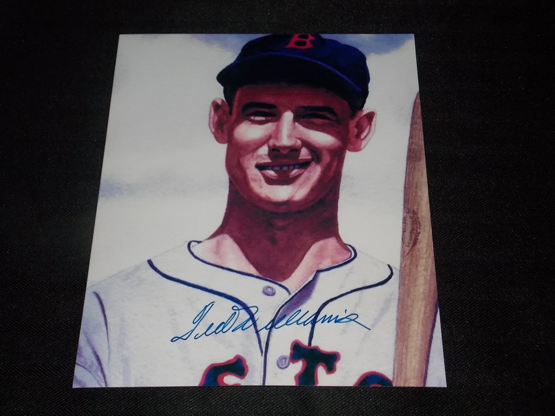 Autographed Photo: Autographed, TEd Williams, 8x10 Photo, w/COA