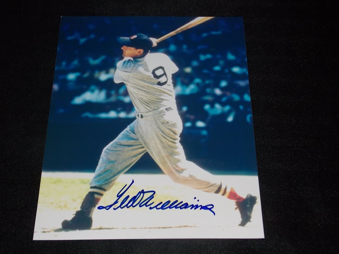 Autographed Photo: Autographed, Ted Williams, 8x10 Photo, w/COA