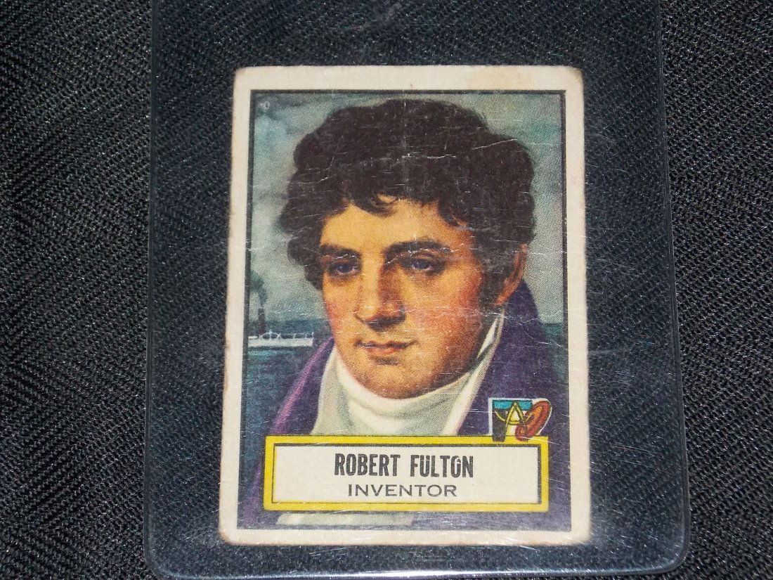 1952 Topps Look n' See: 1952 Topps Look n' See, Robert Fulton, Inventor