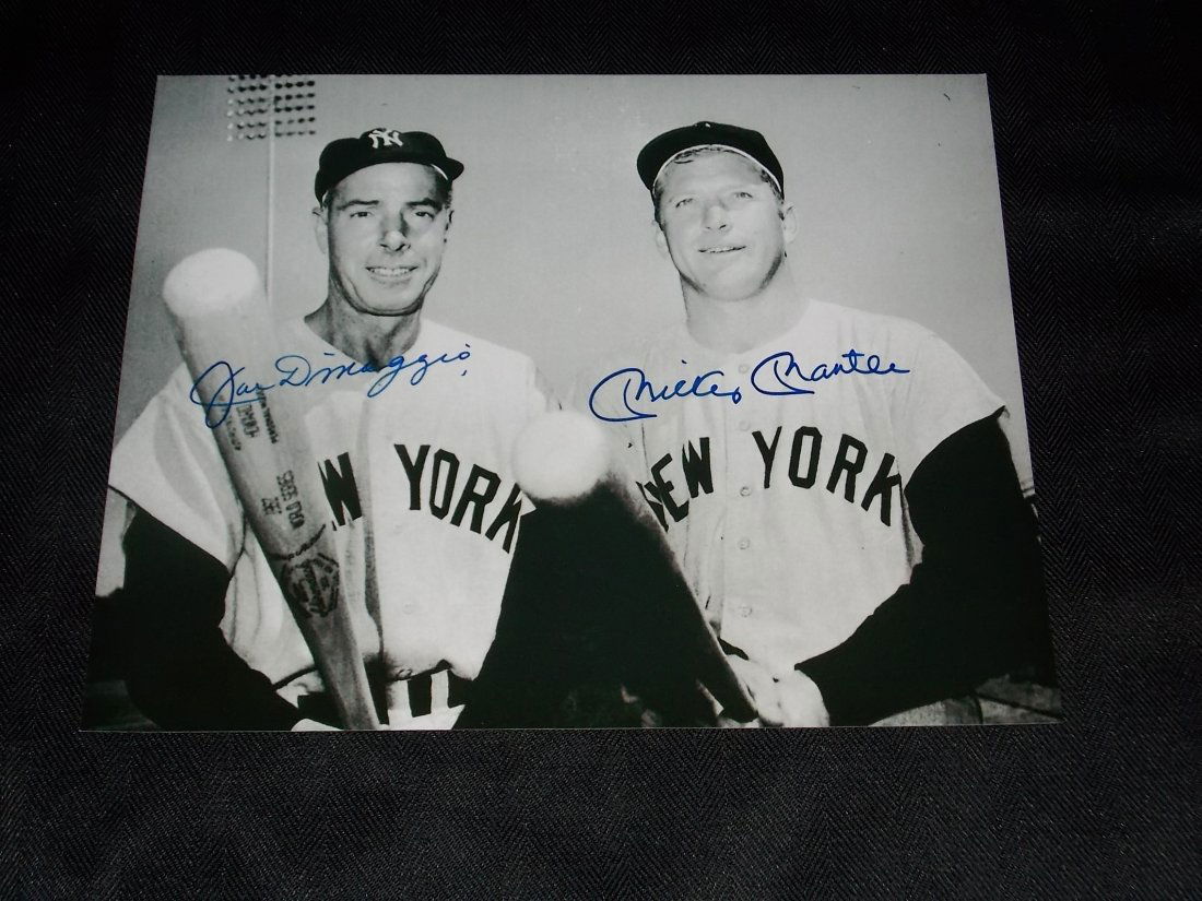 Joe DiMaggio & Mickey Mantle (1 of 1)