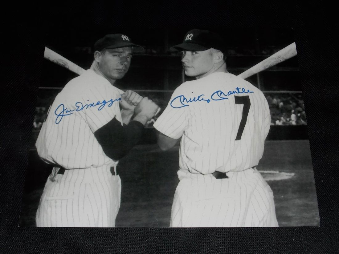 Joe DiMaggio & Mickey Mantle (1 of 1)