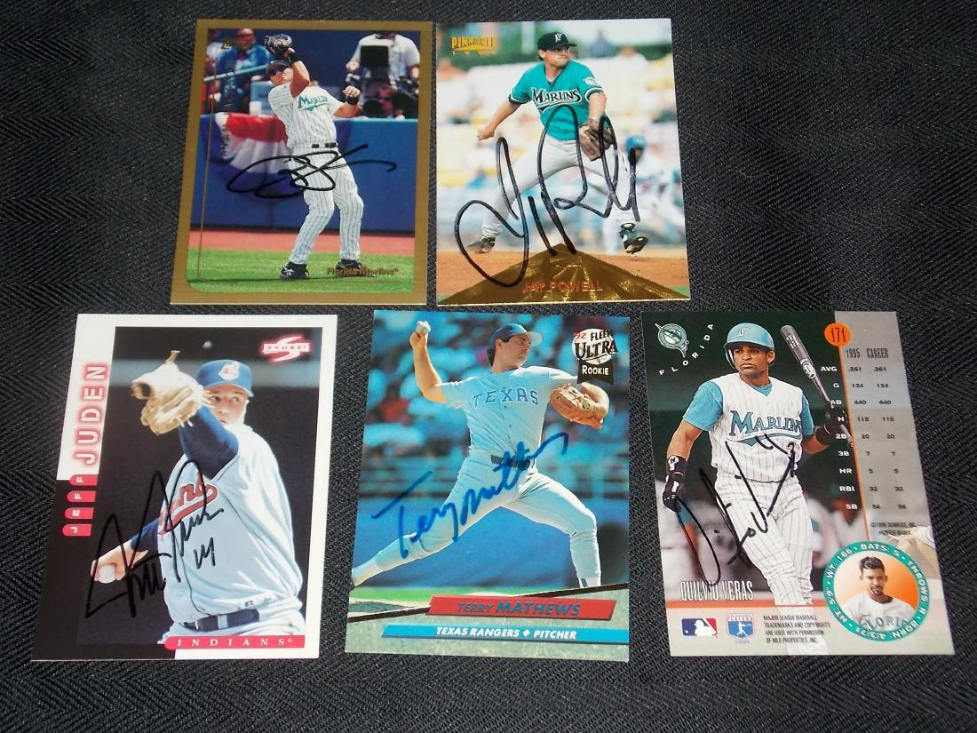 Autographed, Baseball Card Lot (1 of 1)