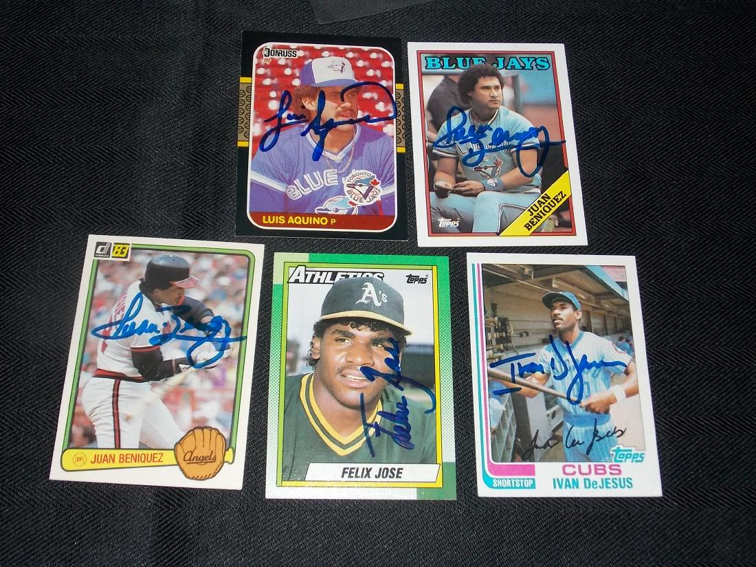 Autographed, Baseball Card Lot (1 of 1)