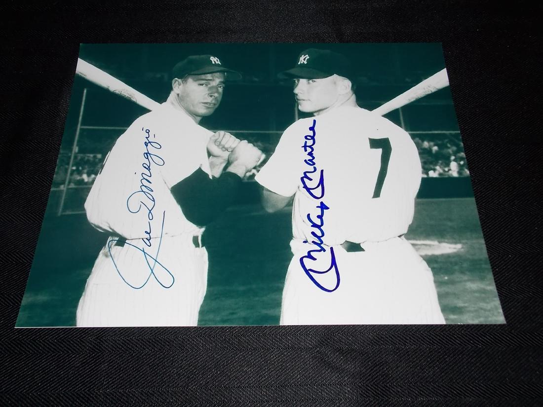 Mickey Mantle & Joe DiMaggio, Autographed Photo (1 of 1)
