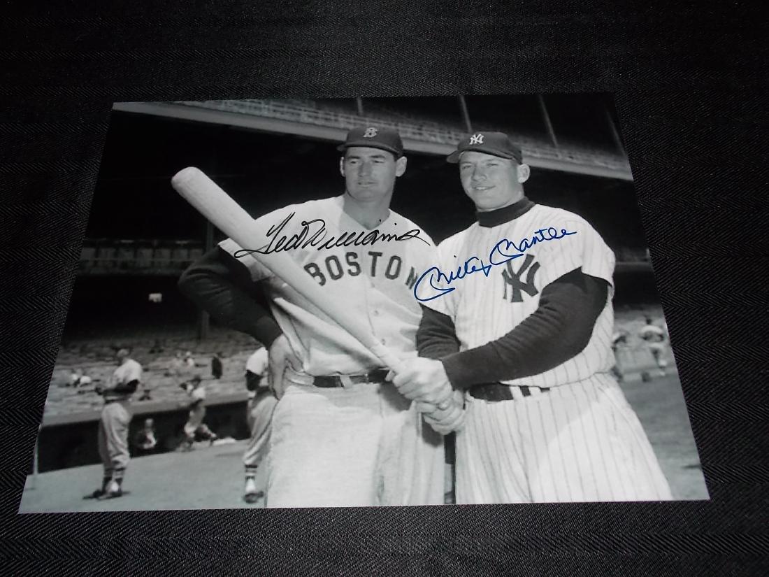 Ted Williams, Mickey Mantle, Autograph (1 of 1)