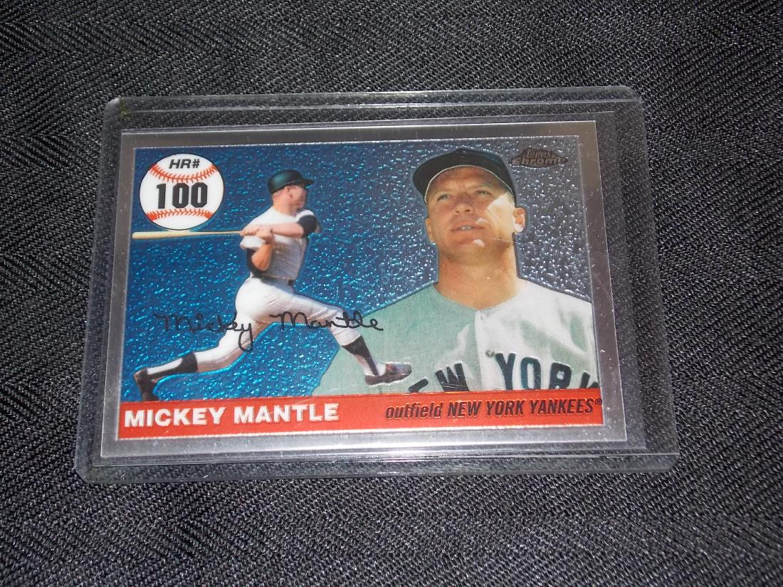 2006 Topps Chrome Mickey Mantle (1 of 1)