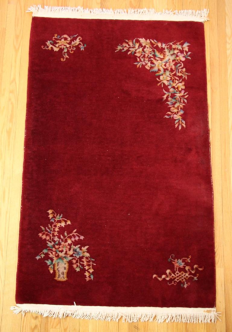 CHINESE WOOL AREA RUG (1 of 2)