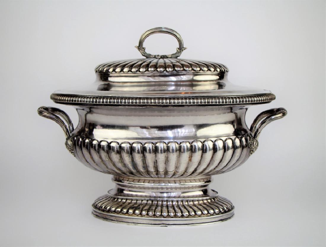EARLY 19TH CENTURY SILVER PLATE TUREEN (1 of 9)