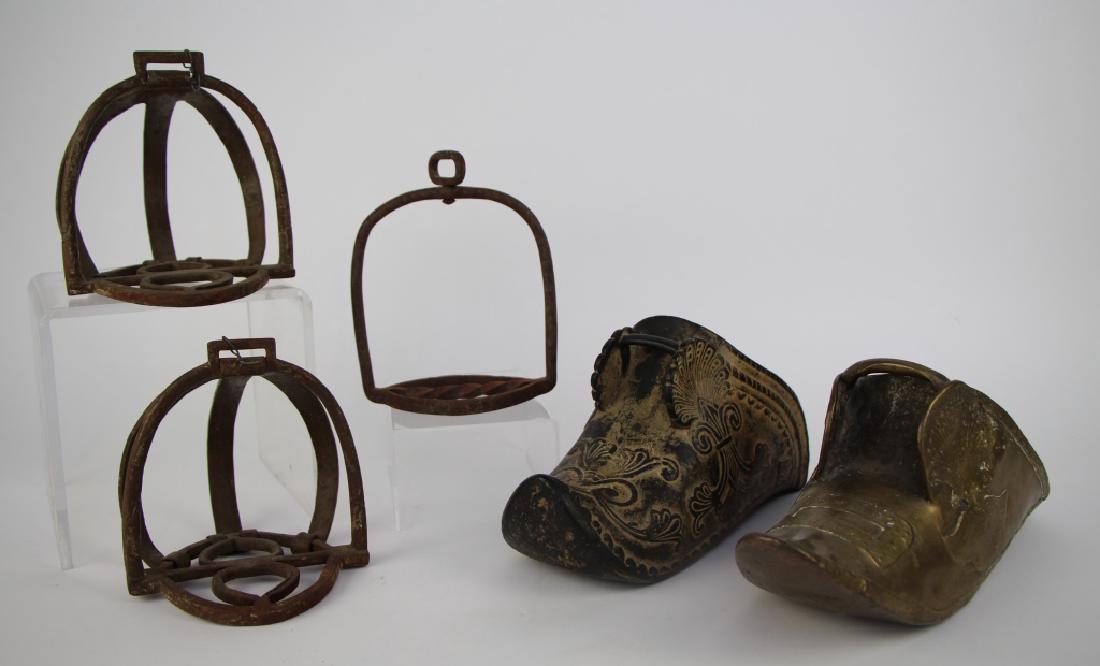 FIVE 19TH CENTURY STIRRUPS (1 of 7)