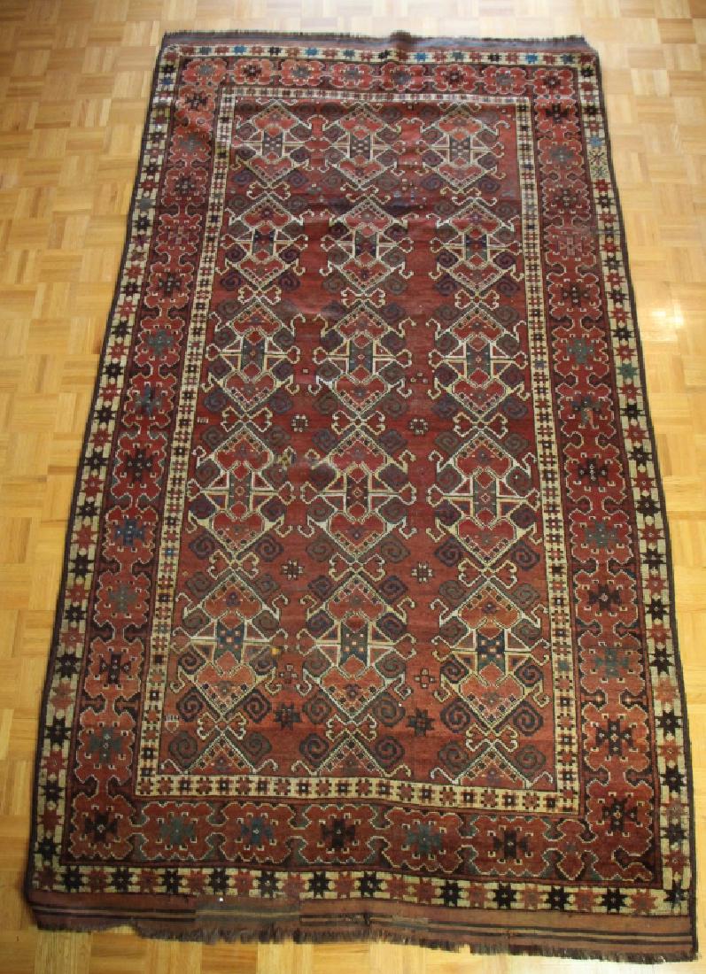 SEMI-ANTIQUE PERSIAN KASHGAI HAND WOVEN CARPET (1 of 5)