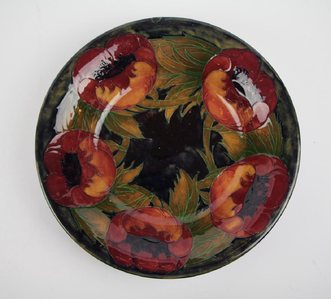 MOORCROFT " POPPY PATTERNED BOWL" (1 of 4)